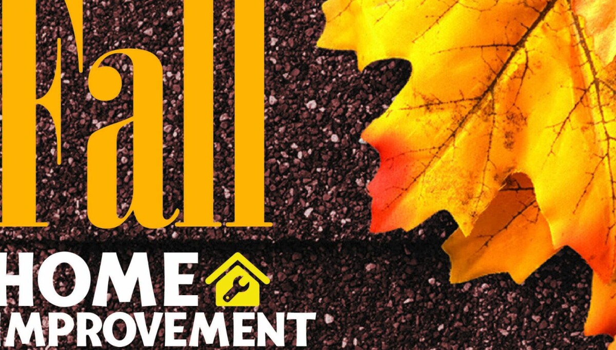 Fall Special Fall Home Improvement Journal 2026