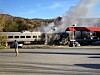 Adams train car damaged by fire; rides continue