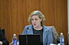 Bonnie Howland speaks during a School Committee meeting at the Pittsfield City Council chambers.
